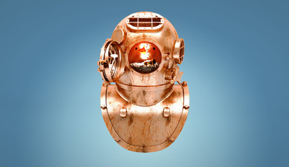 Scafandro 3d, palombaro, sub, immersioni