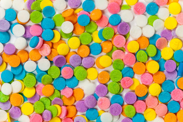 Fototapeta na wymiar Background Sugar Sprinkles