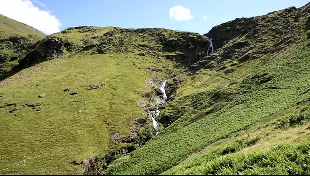 Moss Force waterfall Lake District National Park Cumbria uk