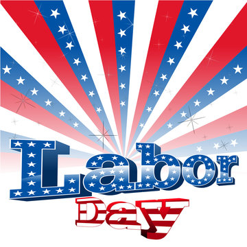 Labor Day, United States of America, vector