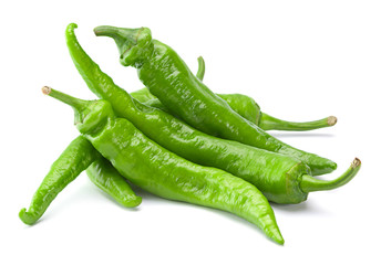 Green fresh chili pepper