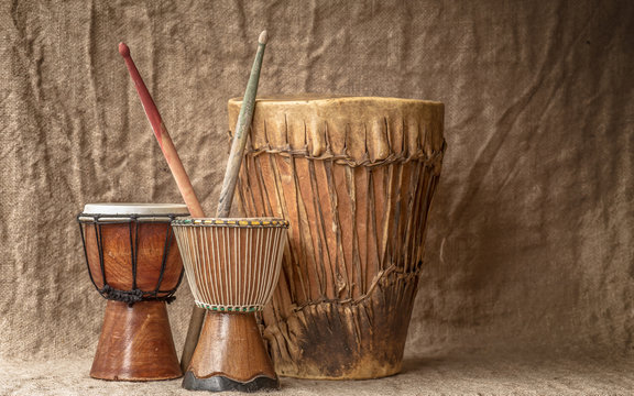 tree djembe drums