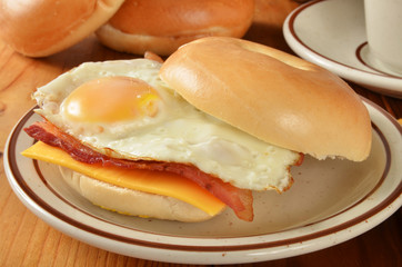 Bacon egg and cheese sandwich