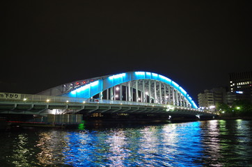 Fototapeta na wymiar 永代橋の夜景