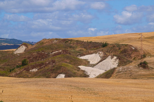Toscana - Erdformation bei Volterra