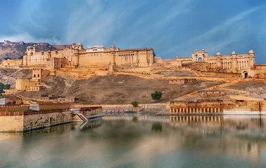Fotobehang View of Amber fort, Jaipur, India © lena_serditova