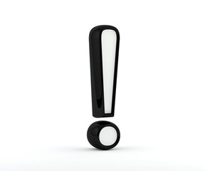 exclamation mark isolated