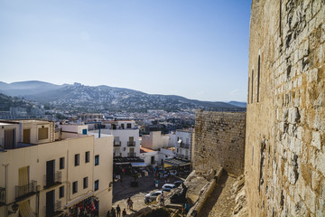 penyscola village views from the castle, province of Valencia Sp