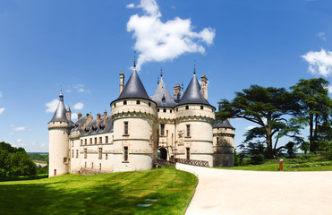 Fototapeta na wymiar Chateau Chaumont-s-Loire