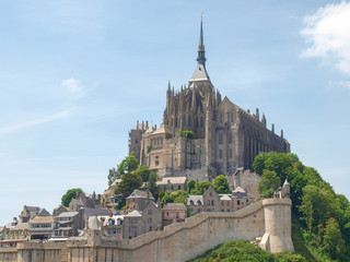 Obraz premium Abbey of Mont St. Michel