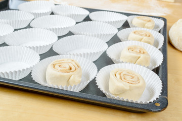 Unbaked buns