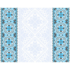 Embroidery. Ukrainian national ornament