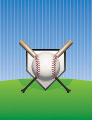 Baseball Background Illustration