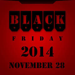 Black Friday 2014 red background