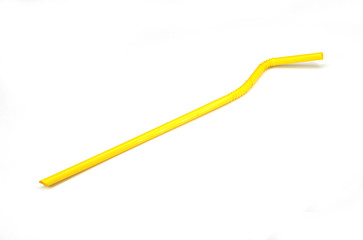 drinking straw isolated on white