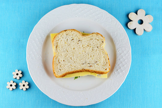 Heerlijke gezonde boterham met kaas