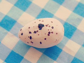 Colorful candy egg old retro vintage style