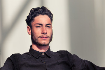 Fototapeta premium Male model in the studio