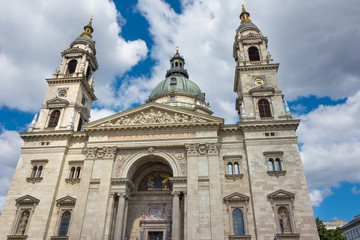 Fototapeta na wymiar St Stephen's Basilica Budapest Hungary