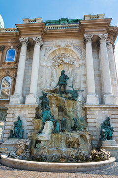 Matthias Fountain At the Castle Budapest