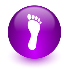 foot internet icon