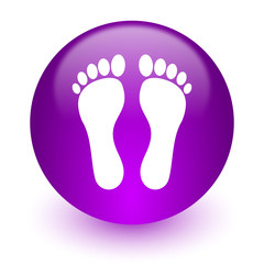 foot internet icon