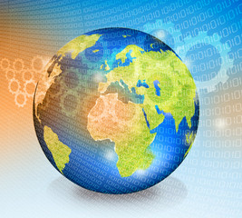 abstract the world technology