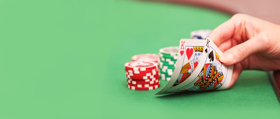 Poker spielen - Aktion