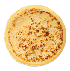 pancake isolated over white background