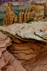Colorado National Monument sandstone formations