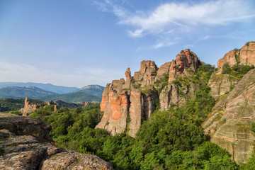 Fototapeta na wymiar Belogradchik rocks in the early morning