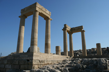 Lindos Acropolis Rhodes Island Greece 03