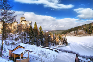 Medieval castle in Niedzica, Poland