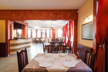  simple  restaurant interior