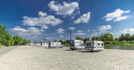 Campingplatz in Magdeburg an der Elbe