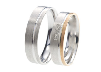 Wedding rings isolation