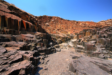 Landscape in Organ Pipes, Namibia