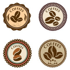 coffee beans set