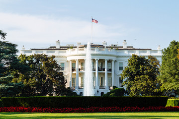Fototapeta na wymiar The White House, South Lawn view, Washington DC, USA.