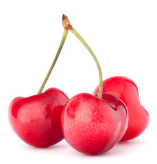 Heart shaped cherry berries