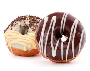 doughnut or donut isolated on white background cutout