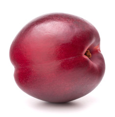 Nectarine fruit isolated on white background cutout