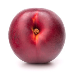 Nectarine fruit isolated on white background cutout