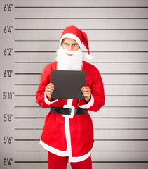Santa Claus prisoner frontal view