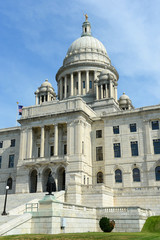 Fototapeta na wymiar Rhode Island State House, Providence, RI, USA
