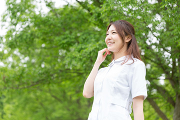 Fototapeta premium 笑顔のナース