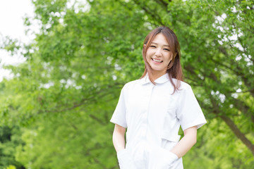 笑顔のナース