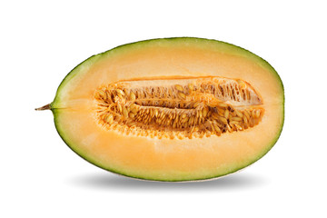 Melon isolated on white background
