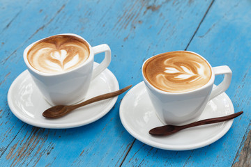 Cup of coffee latte