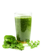 Fresh cocktail from herbs.